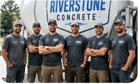 The Riverstone Concrete crew