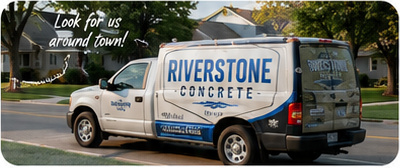 Riverstone Concrete work van